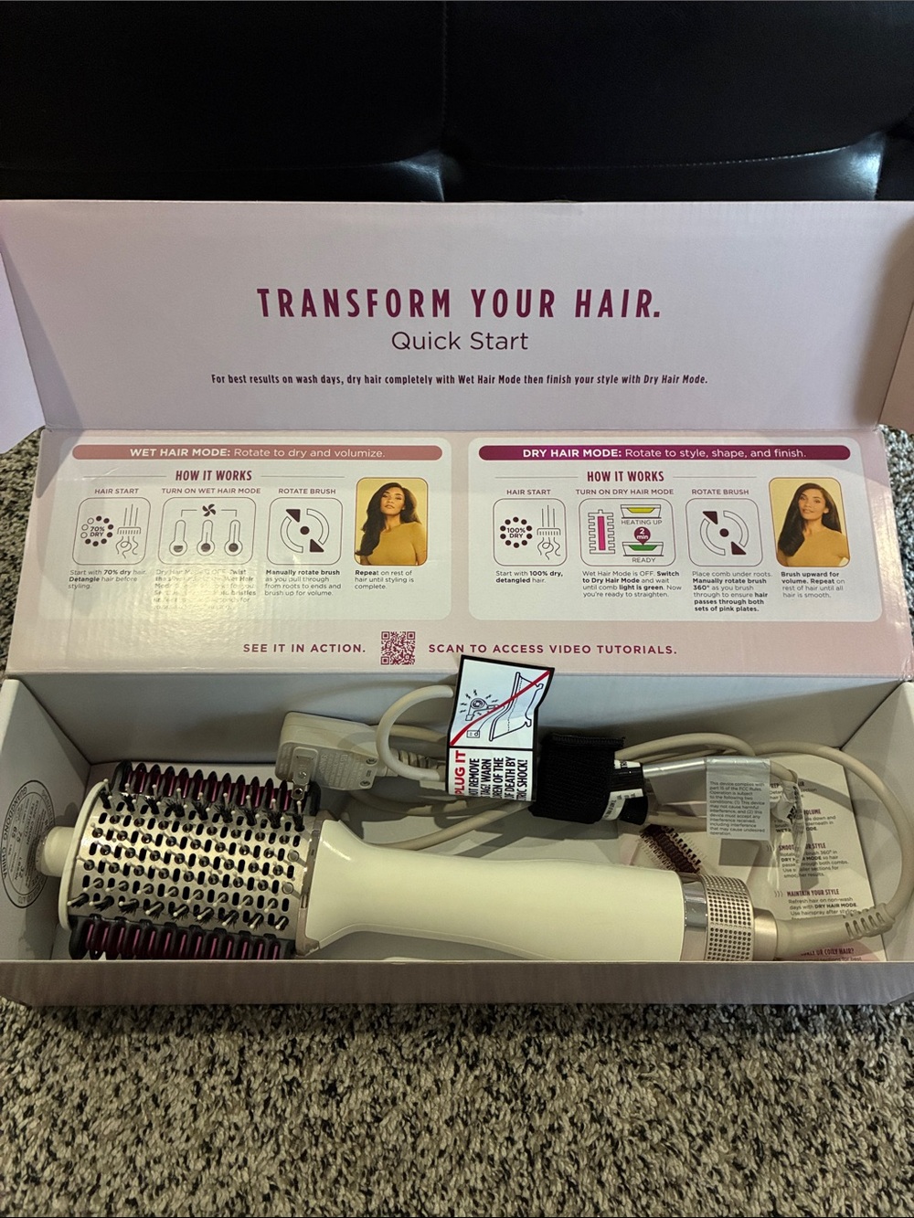 Shark smoothstyle heated comb straightener and smoother